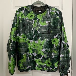Stussy leaf camo crewneck pullover